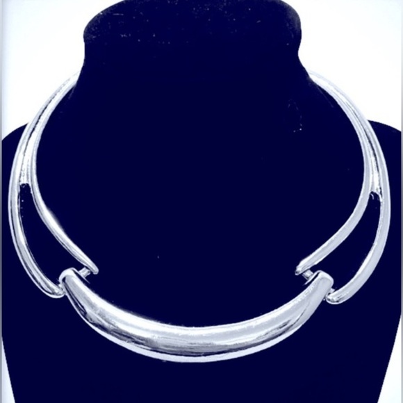 Pandora Bold Elements SIL Tone Cable Collar Necklace for Ladies w/ Claw Clasp - Picture 1 of 1
